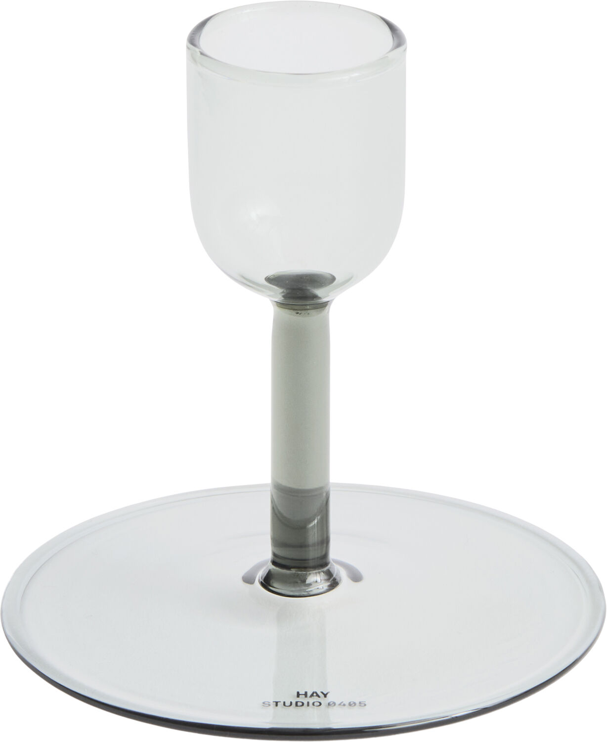 Tiny Candleholder-Straight-Grey