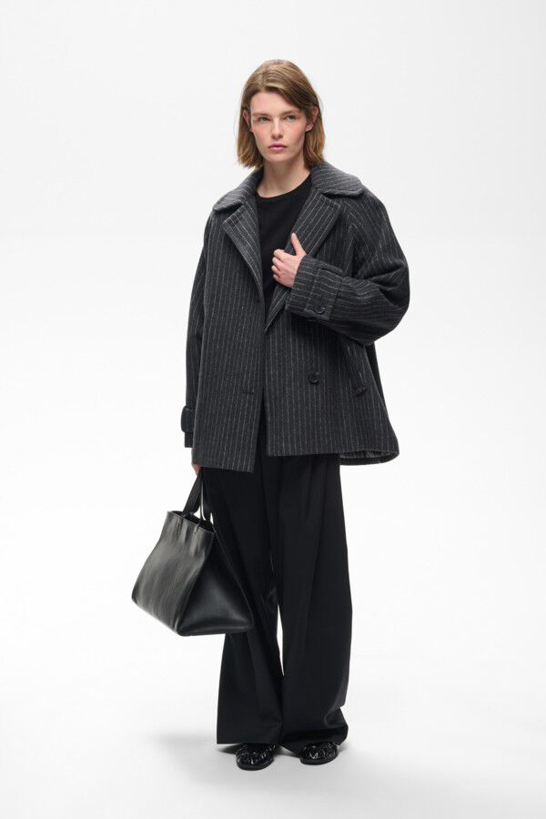 THORAIW MINONA COAT PINSTRIPED