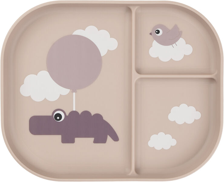 Foodie inddelt tallerken Happy clouds Pudder