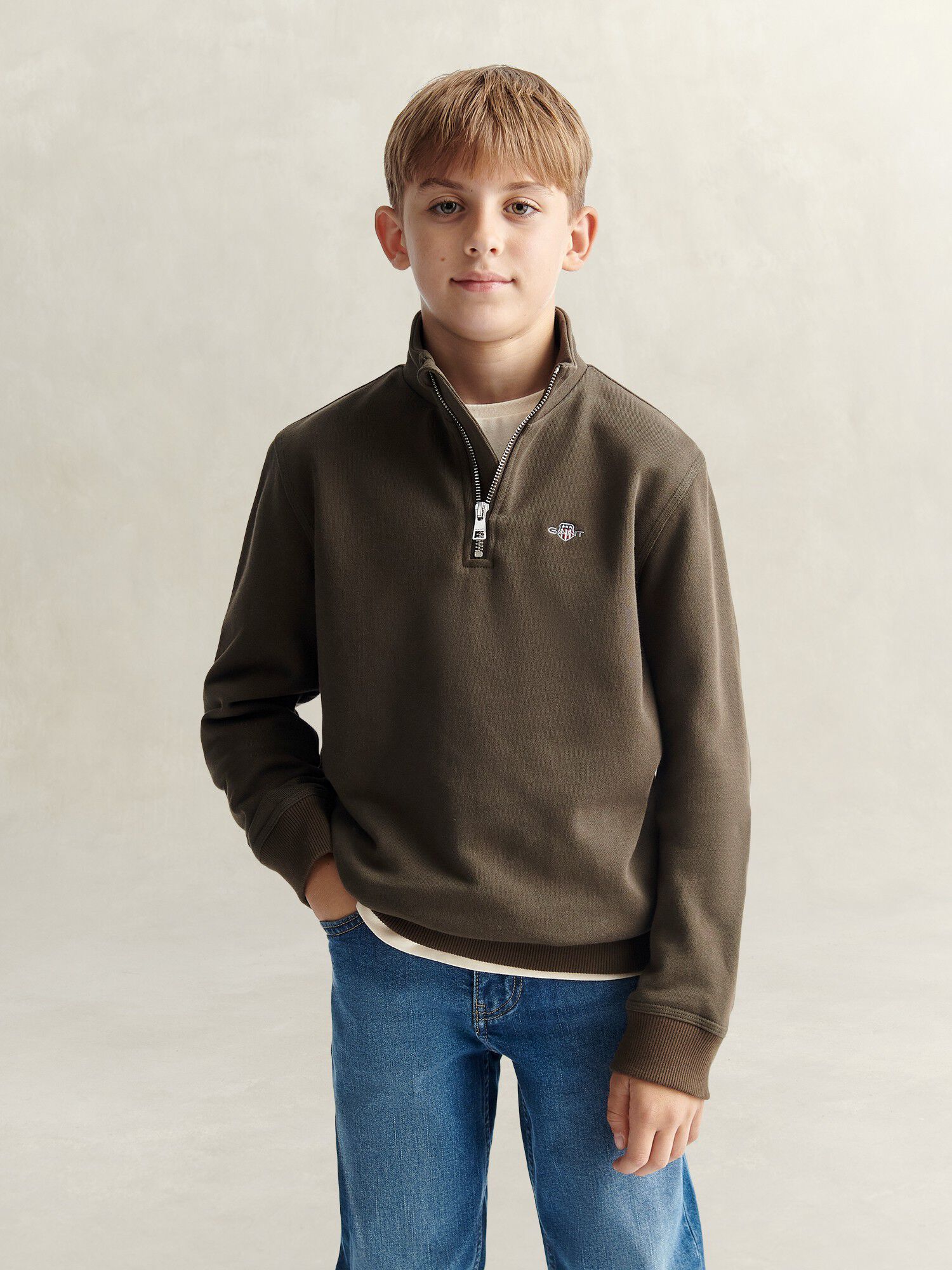 Shield Half Zip Sweatshirt
