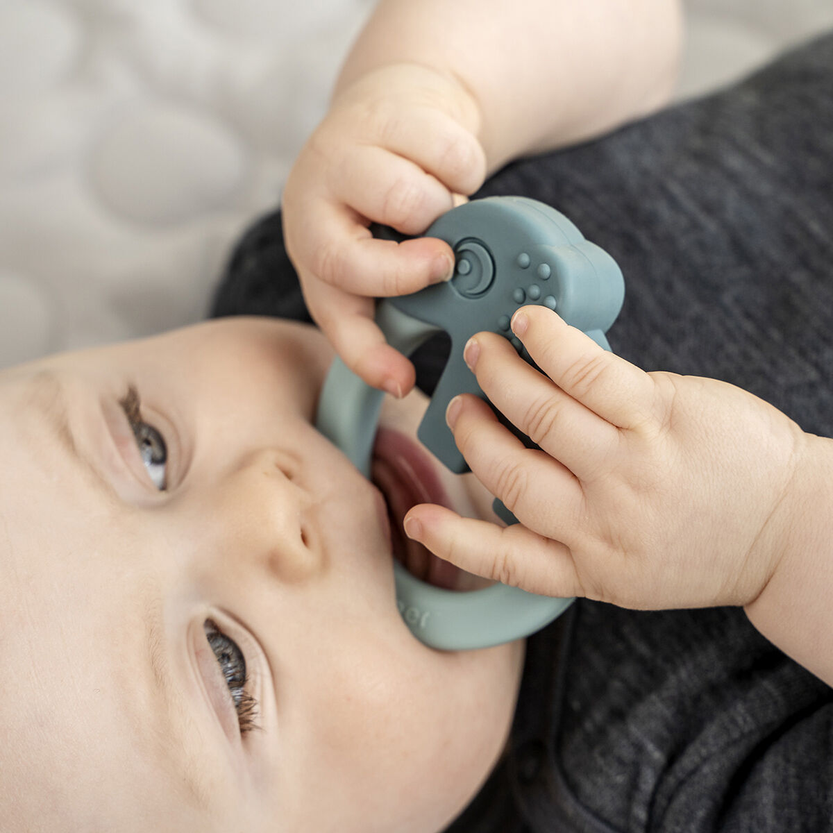 Biderangle 2 stk Deer friends Gr&oslash;n/Bl&aring;