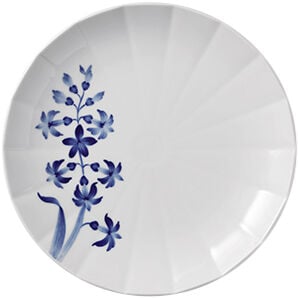 Blomst 22 cm. tallerken - Hyacint