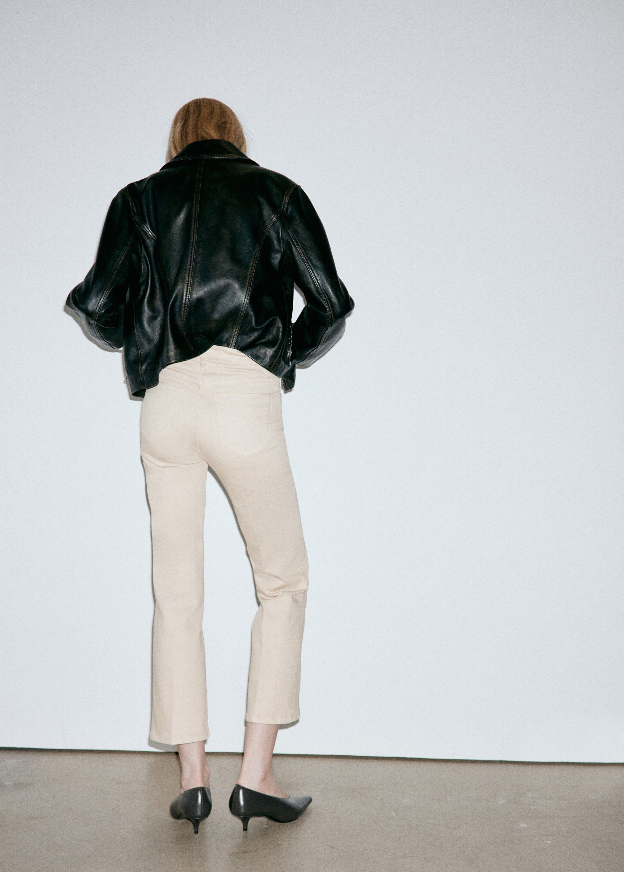 Sienna flared cropped jeans