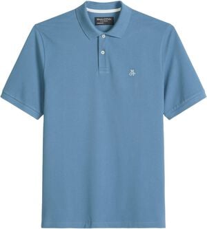 Polo shirt, short sleeve, button pl