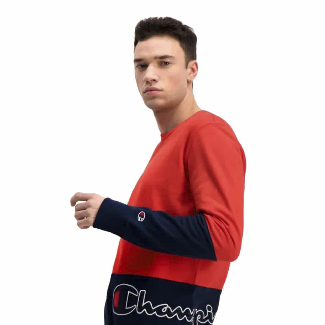 Colour Block Wraparound Logo sweatshirt