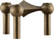 STOFF Nagel candle holder/stage - bronzed brass/bronzeret me