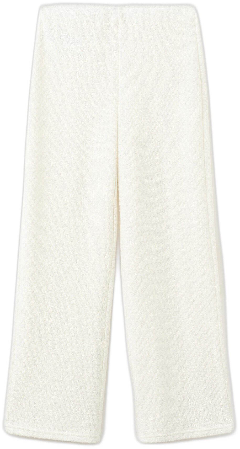 Straight knitted trousers