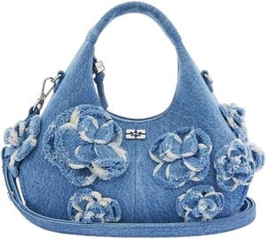 Hobo Mini Denim Flowers