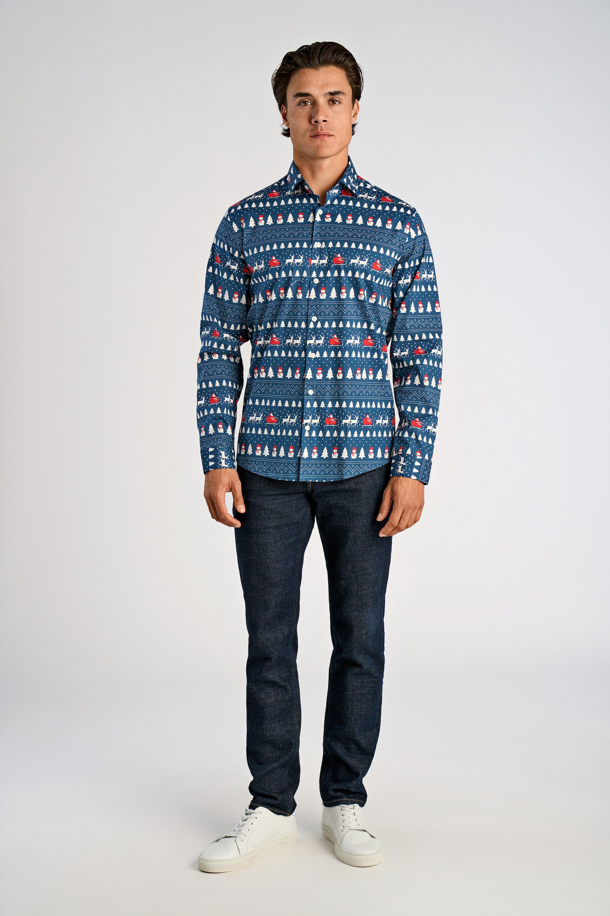 AOP Christmas shirt L/S