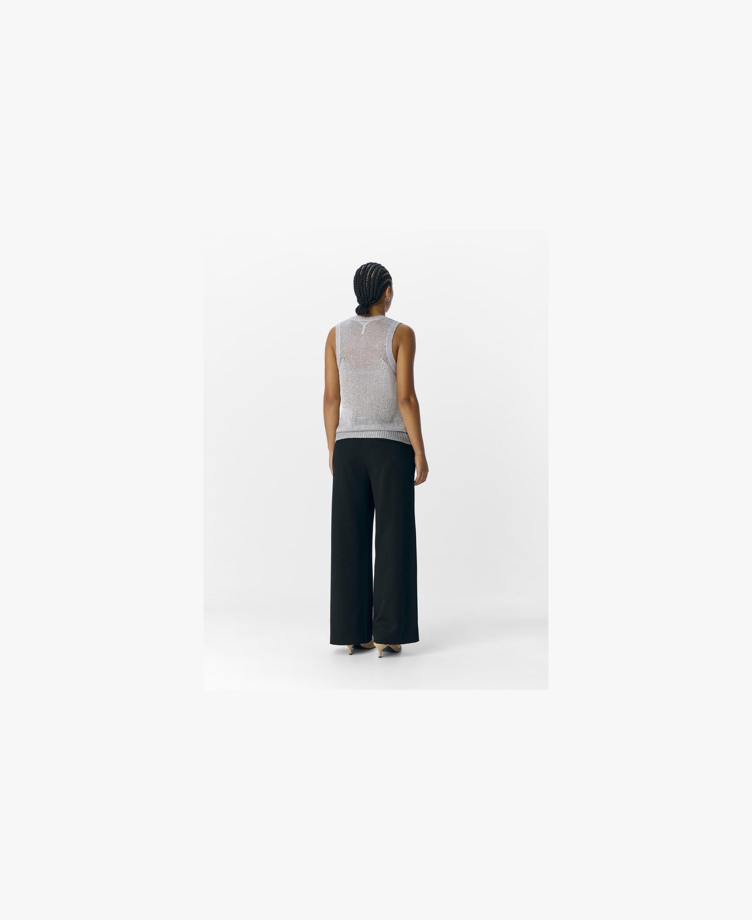 OBJGLAM KNIT RE S/L TOP 138