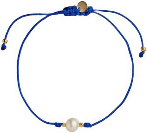 Big Pearl Berries Armbånd - Blue