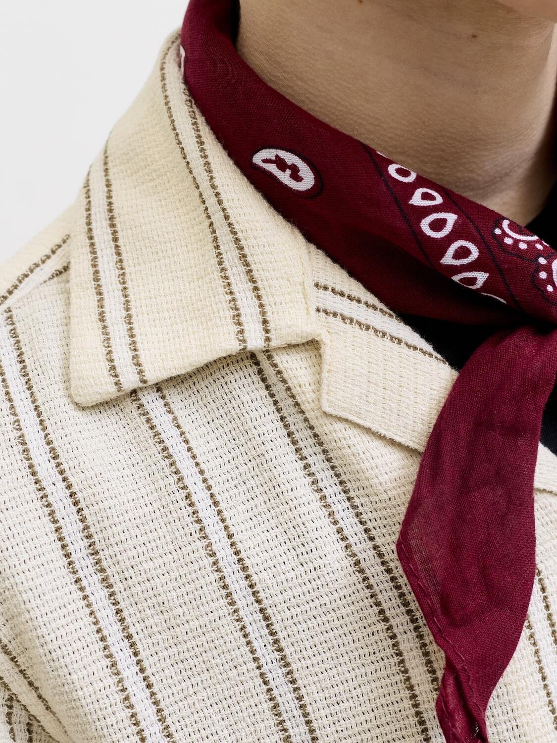 JORCOBA STRIPE RESORT SHIRT SS SN J