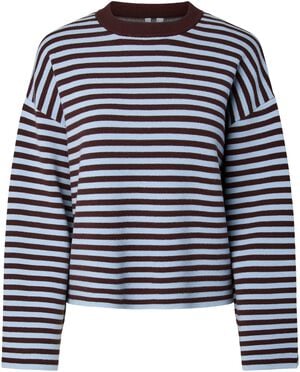 PCJASSY LS O-NECK KNIT NOOS BC