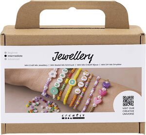 Mini DIY Mix Smykker, Farverige armbånd