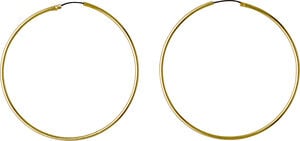 SANNE large hoop earrings gold-plated