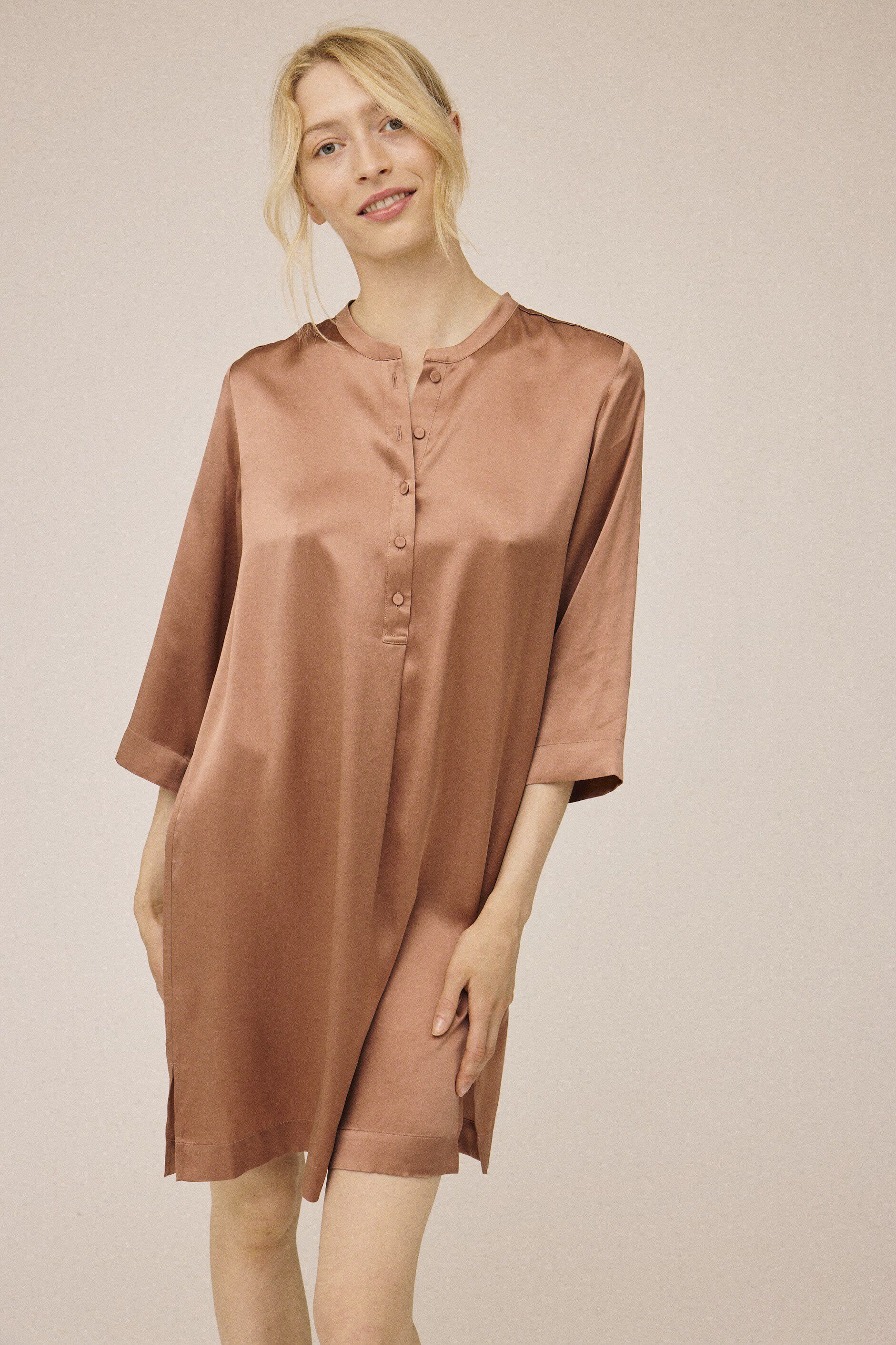 Moon 15 G - Night Shirt Dress, 100% Silk