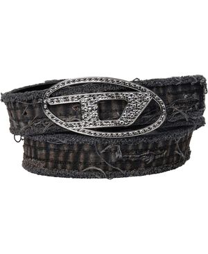 OVAL D LOGO B-1DR STRASS belt