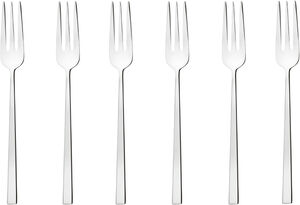 Rock, Edelstahl 18/10, kagegaffelsæt 6 pcs.