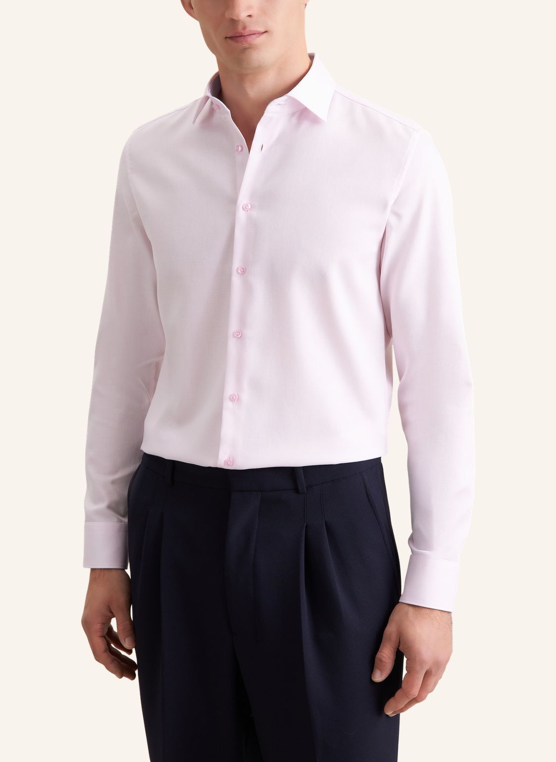 Business shirt Slim 1/1 Kent-Collar Structure