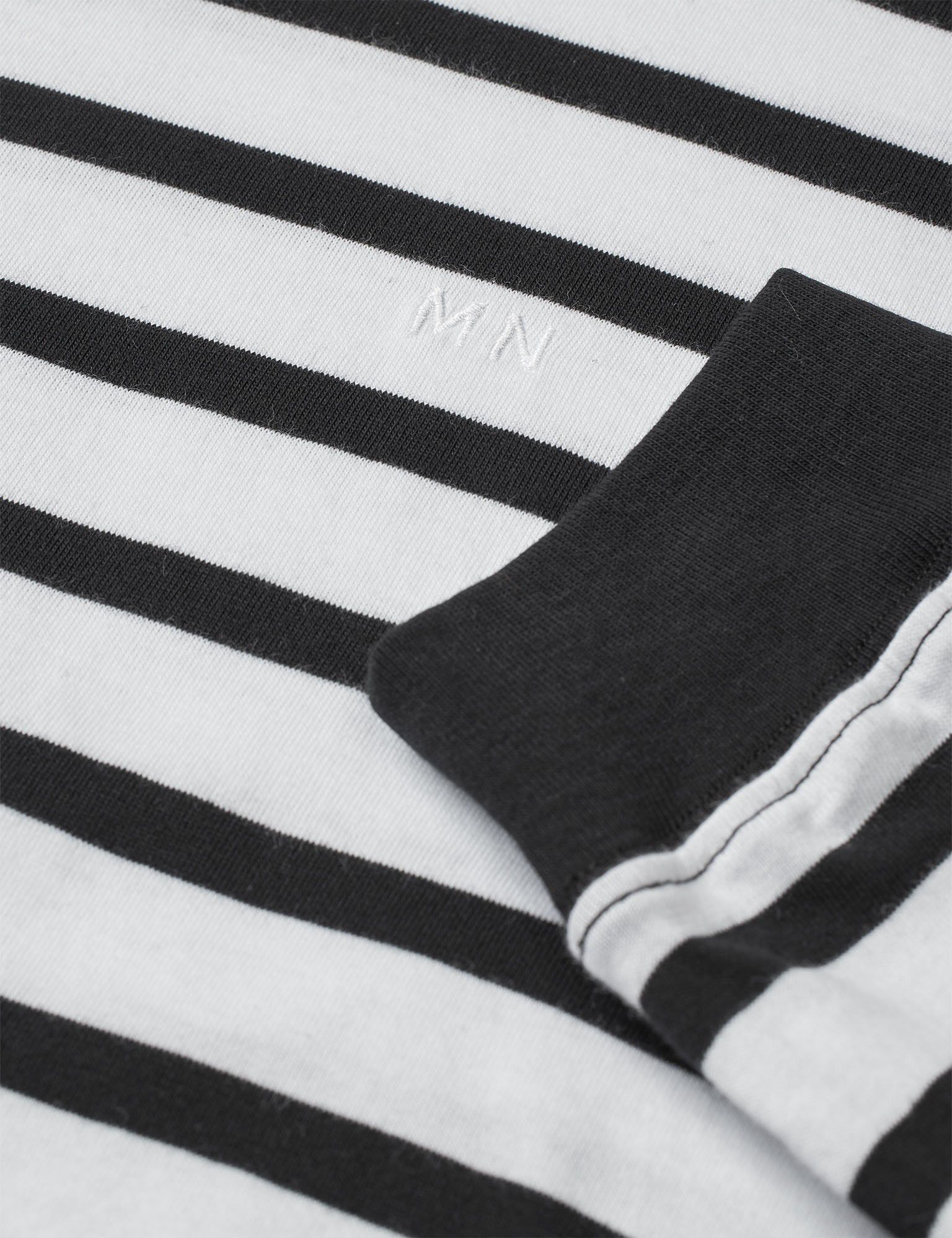 Cotton Jersey Stripe Frode Tee LS