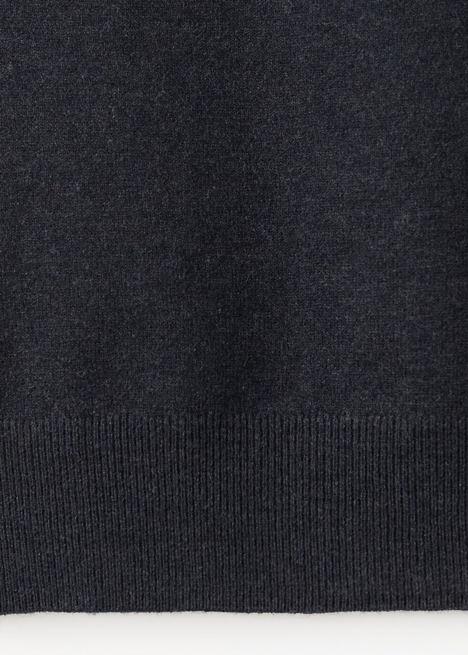Short-sleeved wool-blend sweater