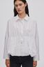 Poplin puffed hem shirt - Sophie