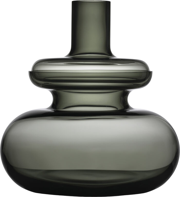Vase Inu 31,7 x 33 cm Smoked Grey