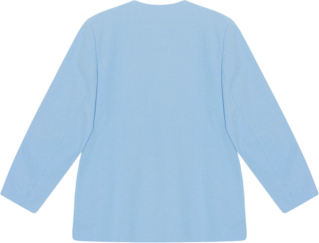 Cotton Suiting Boxy Blazer