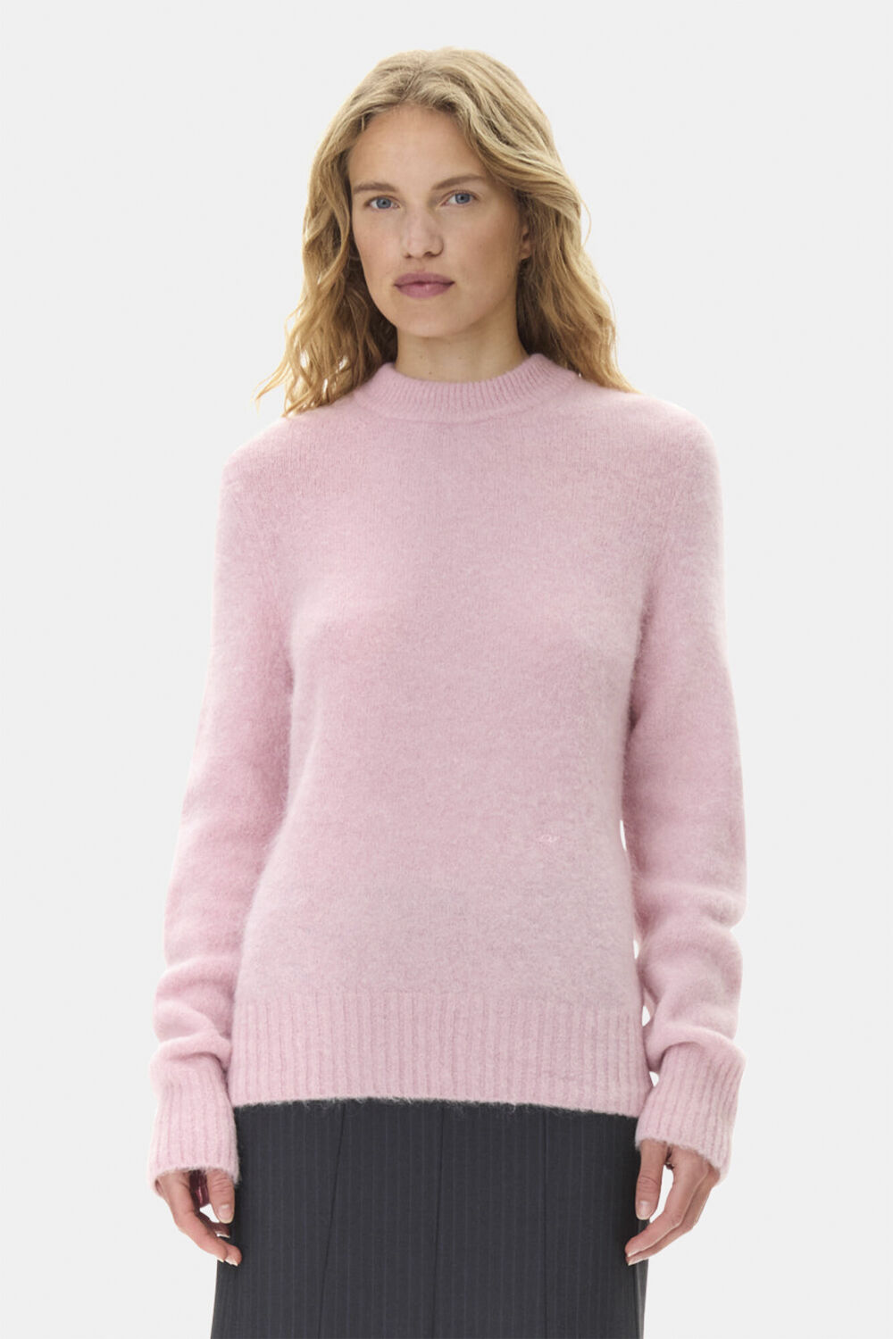 Brushed Alpaca O-neck