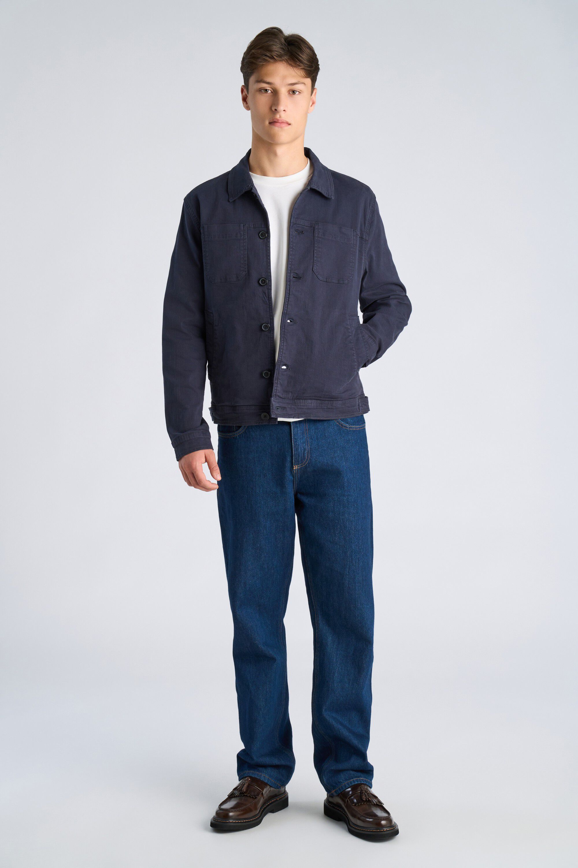 Twill overshirt