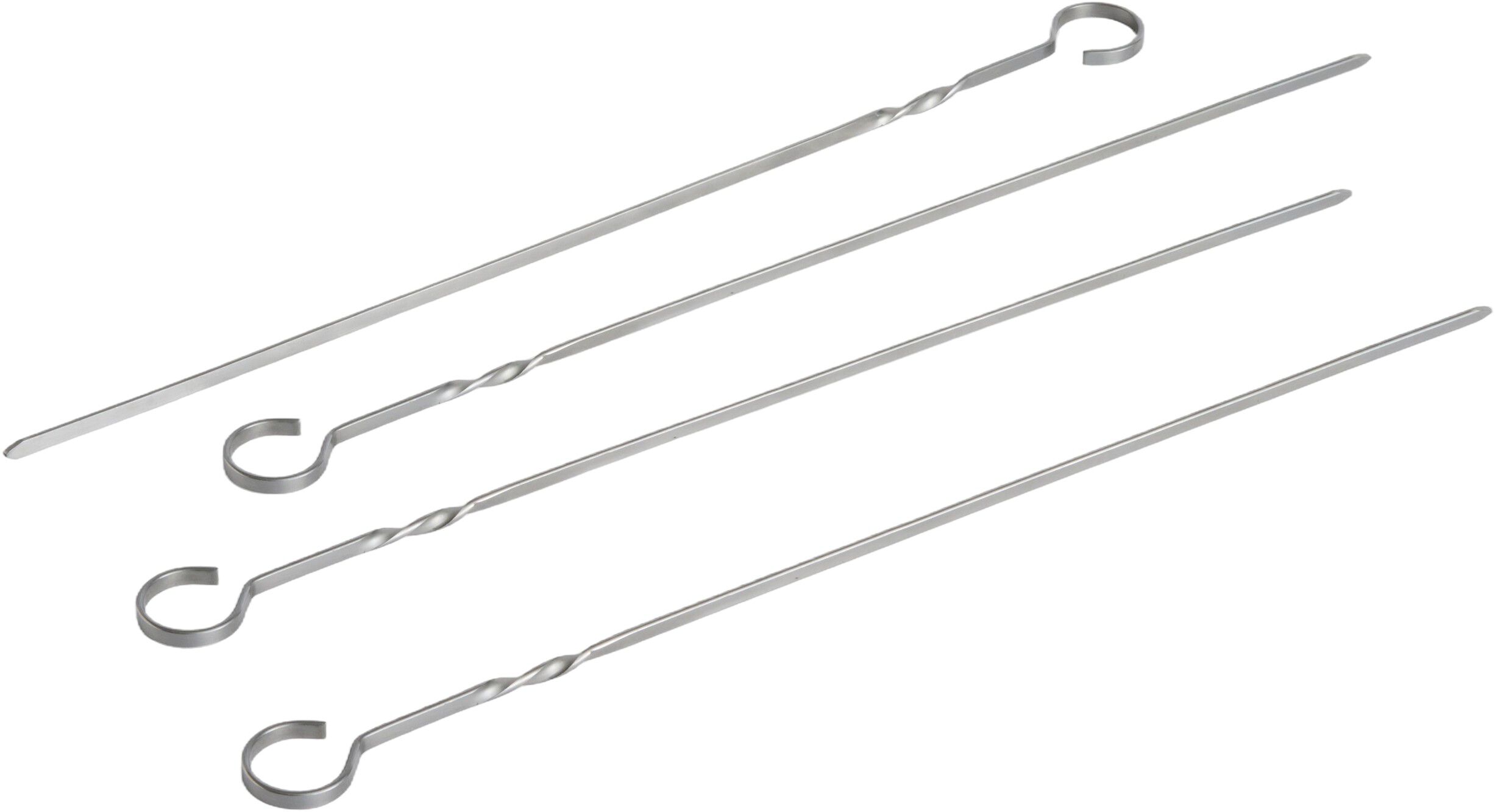 Outdoor Market BBQ Skewer - Set of 4 - Stainless steel