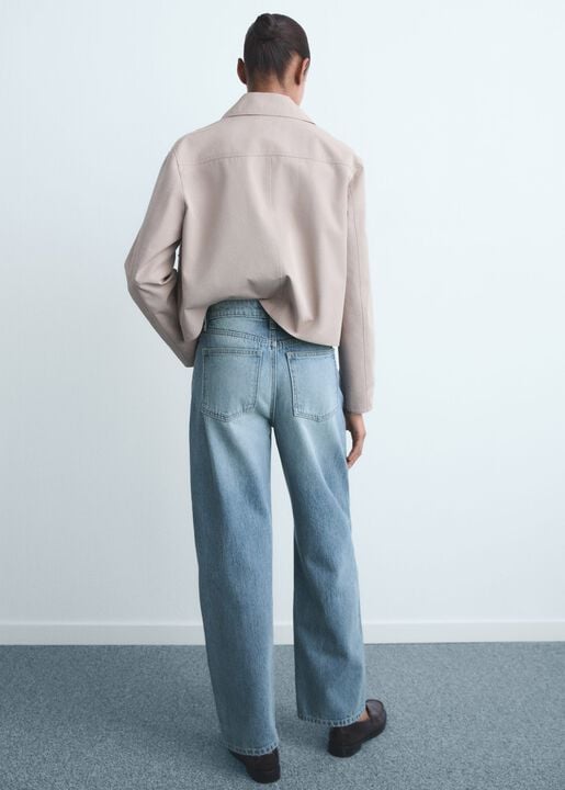 High-rise balloon jeans