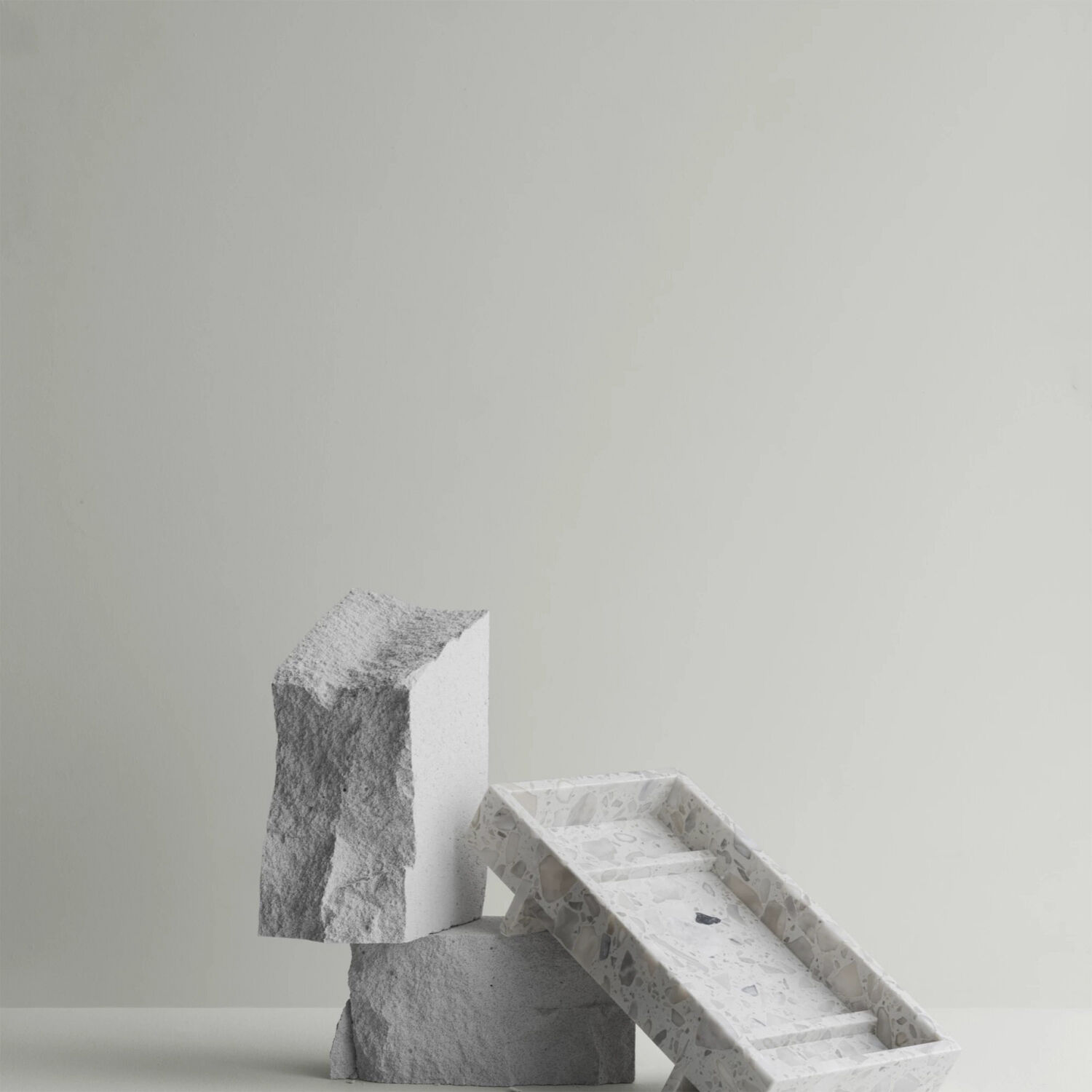 Marble tray -ABENTO- Colour Nimbus Cloud