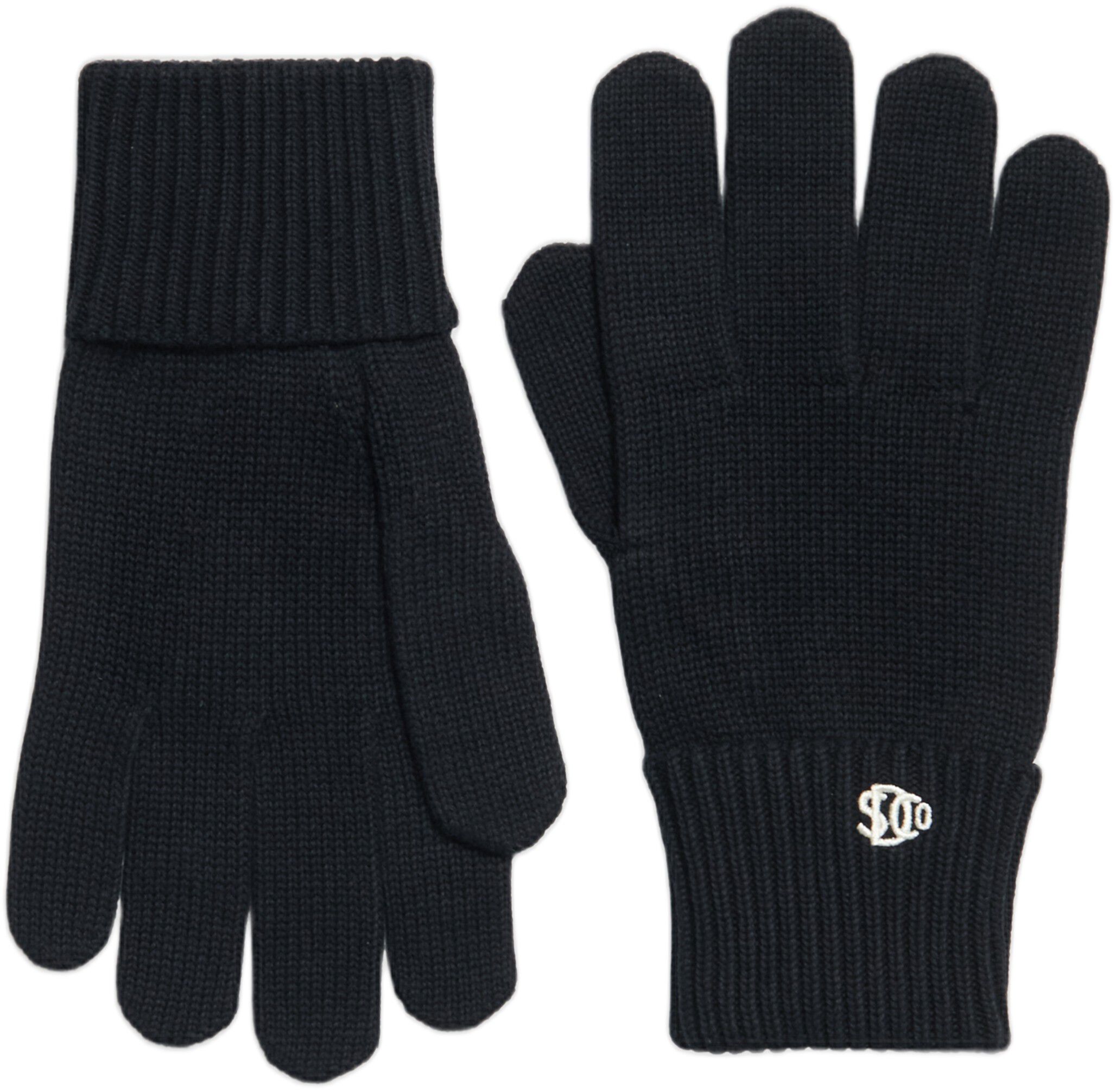 SD LOGO KNITTED GLOVES