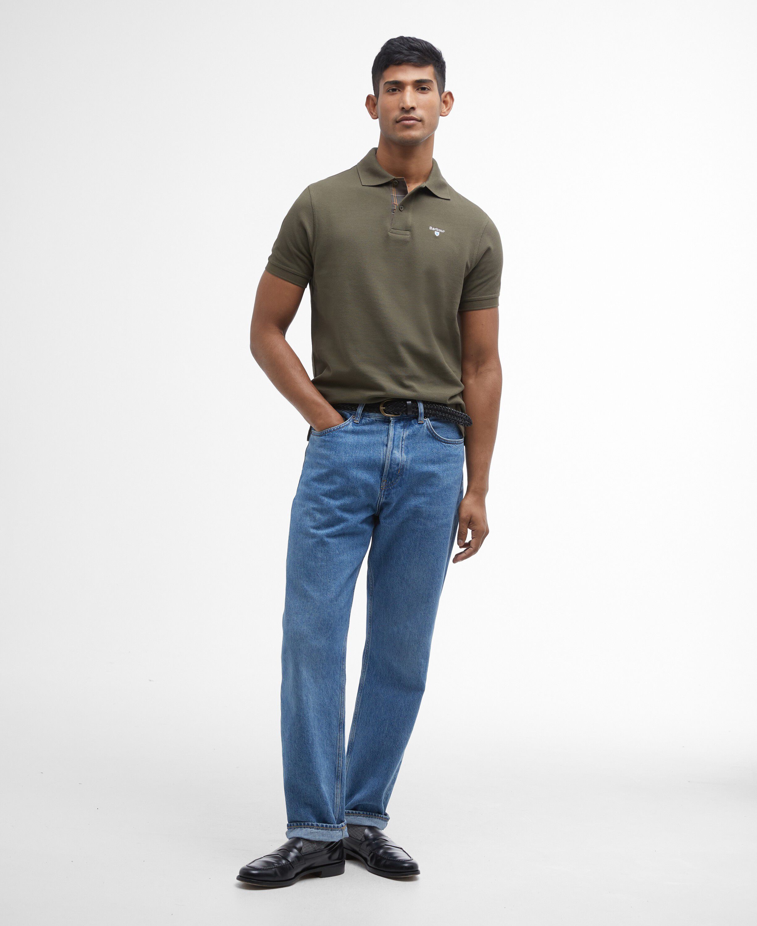 Barbour Tartan Pique Polo Shirt