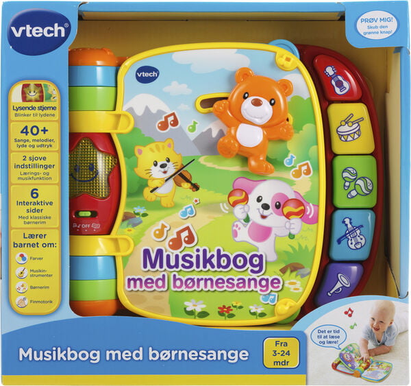 Vtech Musikbog m sange