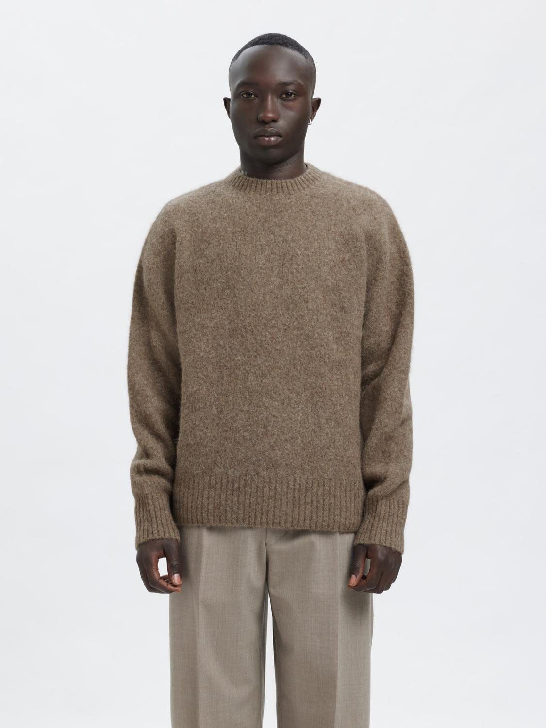 ANRMODI LS KNIT CREW NECK