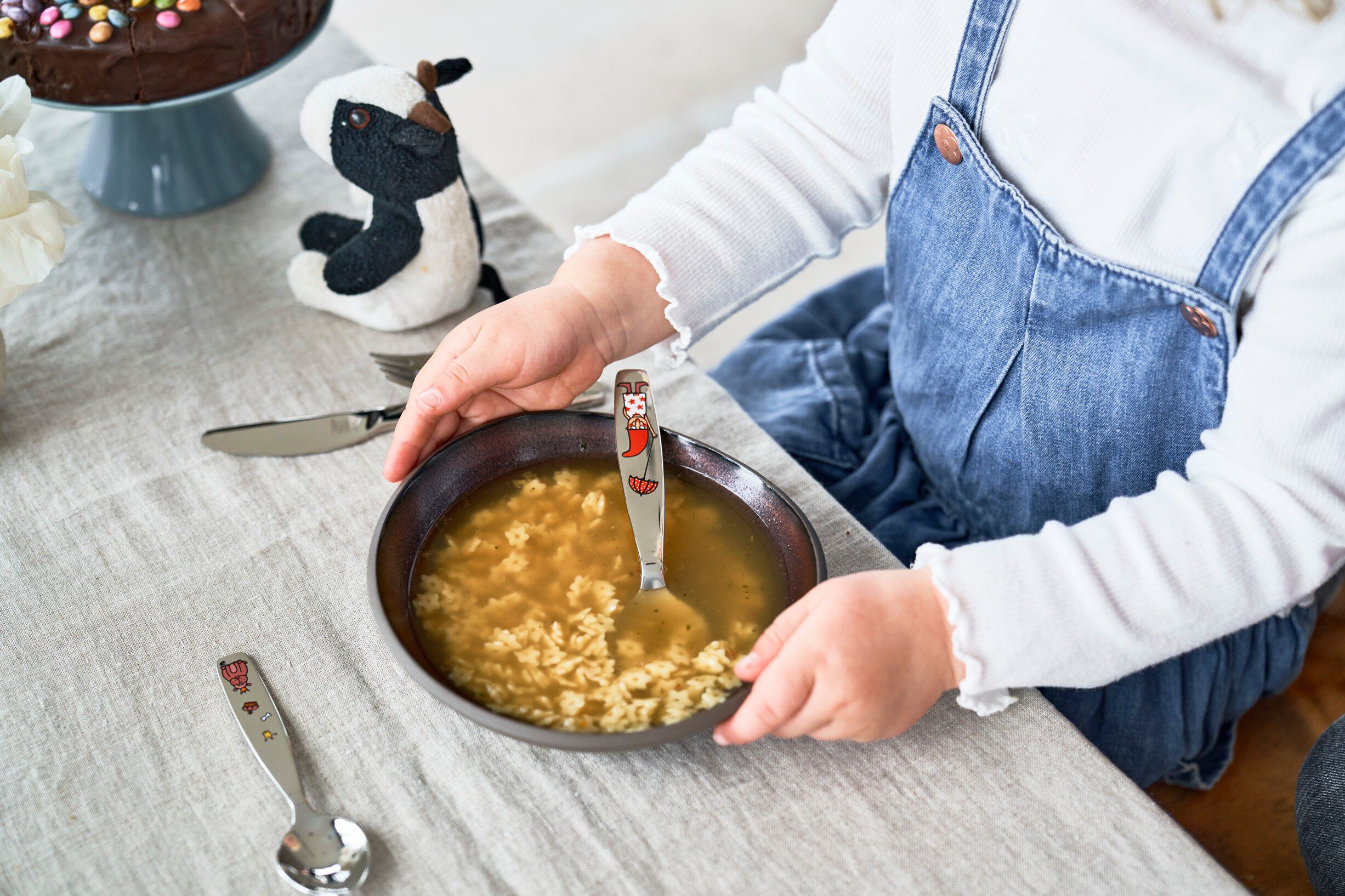 Prinsesse Emilie B&oslash;rnebestik s&aelig;t 4-dele, Poleret