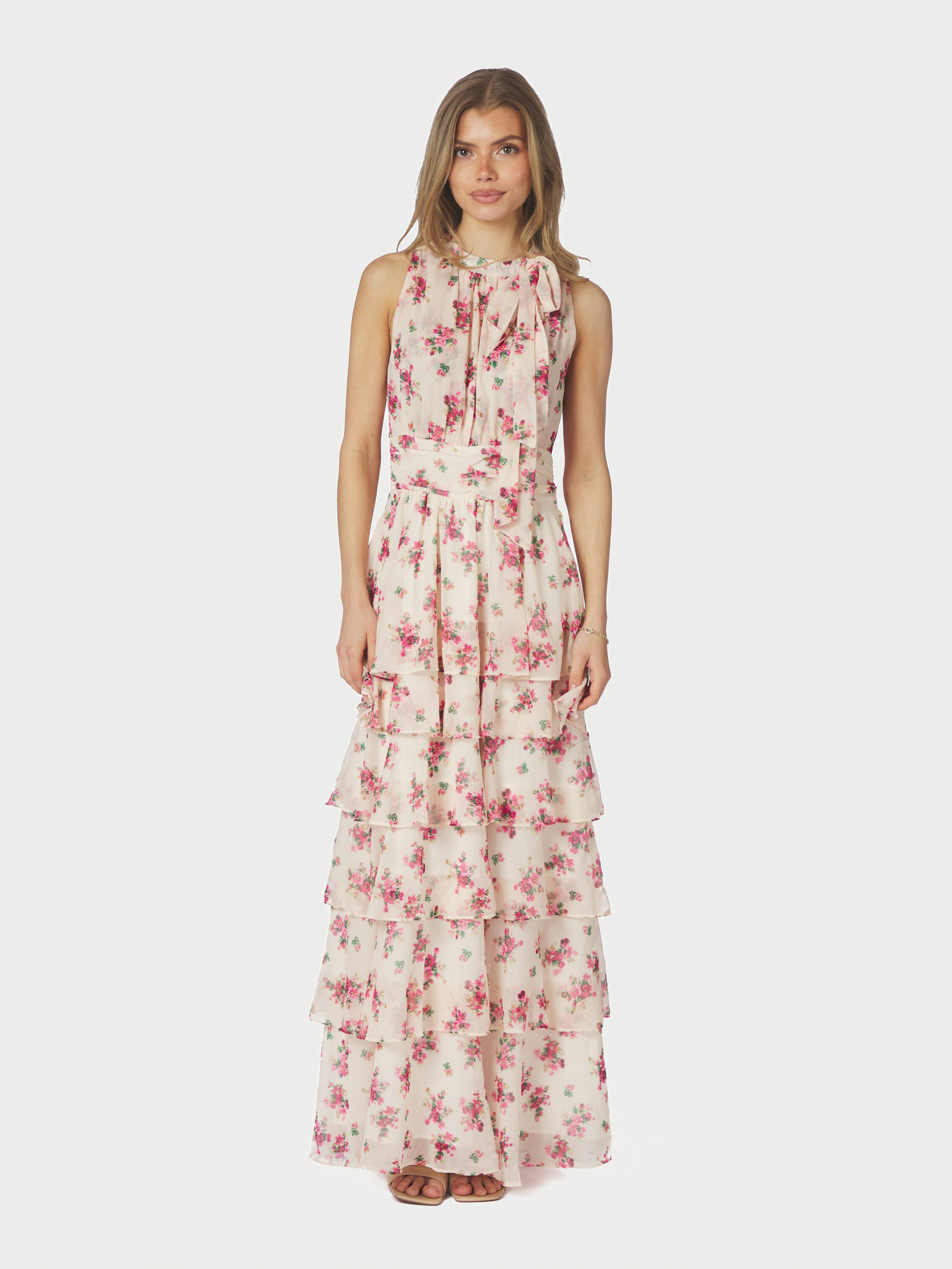 Marli Amazing Chiffon Rose Dress