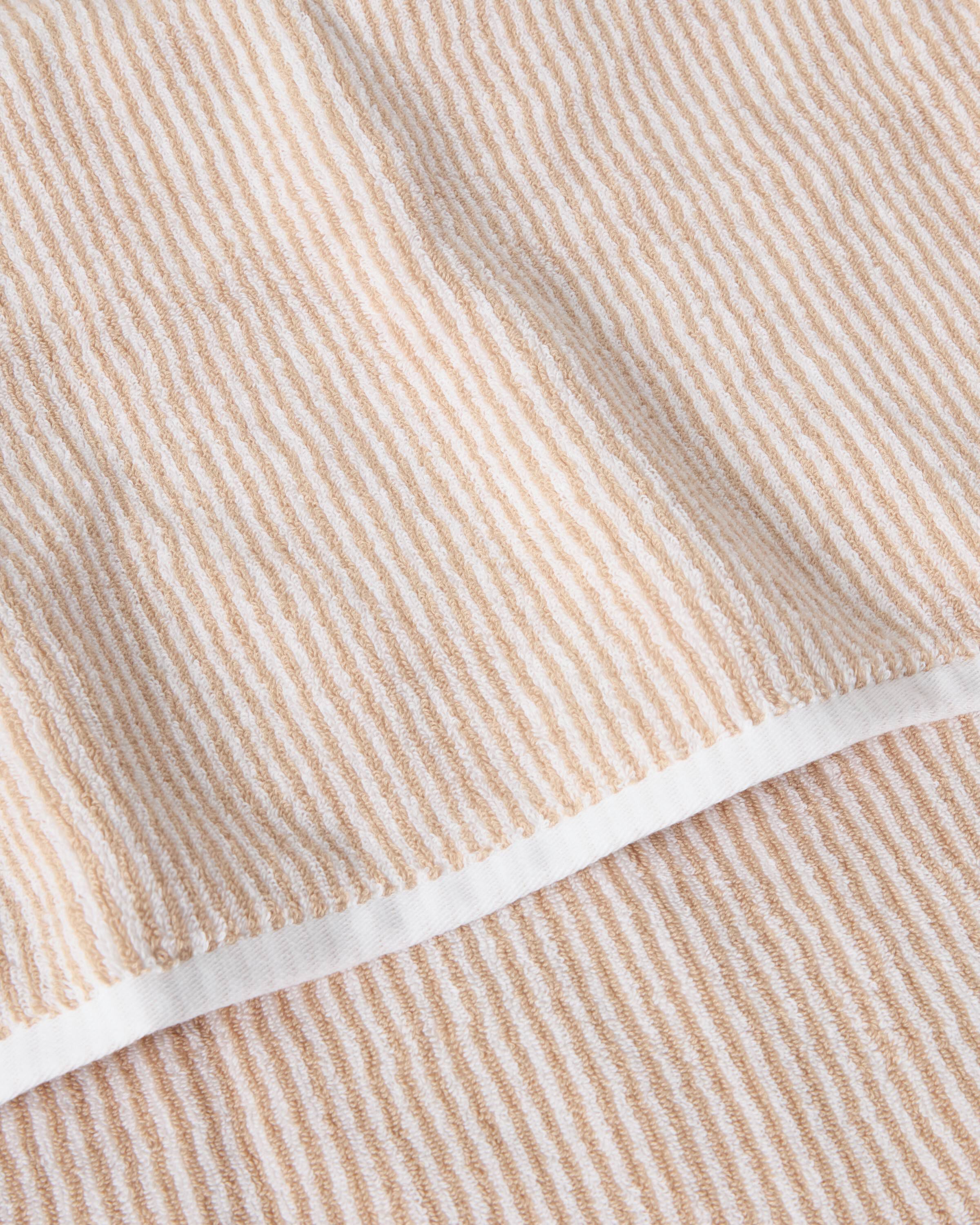 Original Towel White/Tan Striped