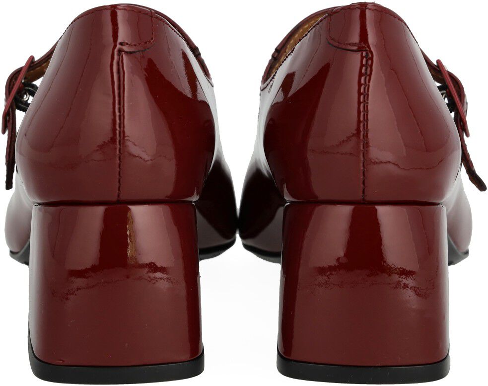 Mary-Jane med skulpturel h&aelig;l