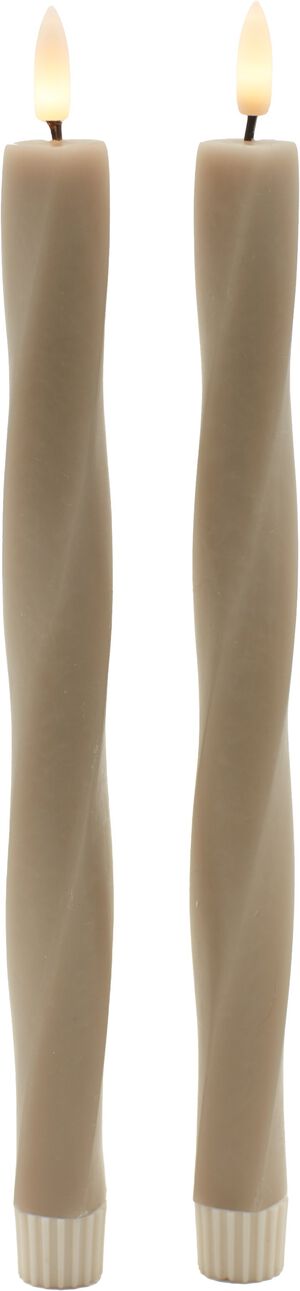 Nordisk Skulptur, Sille Twist &Oslash;2,4x26 cm, Light Caramel