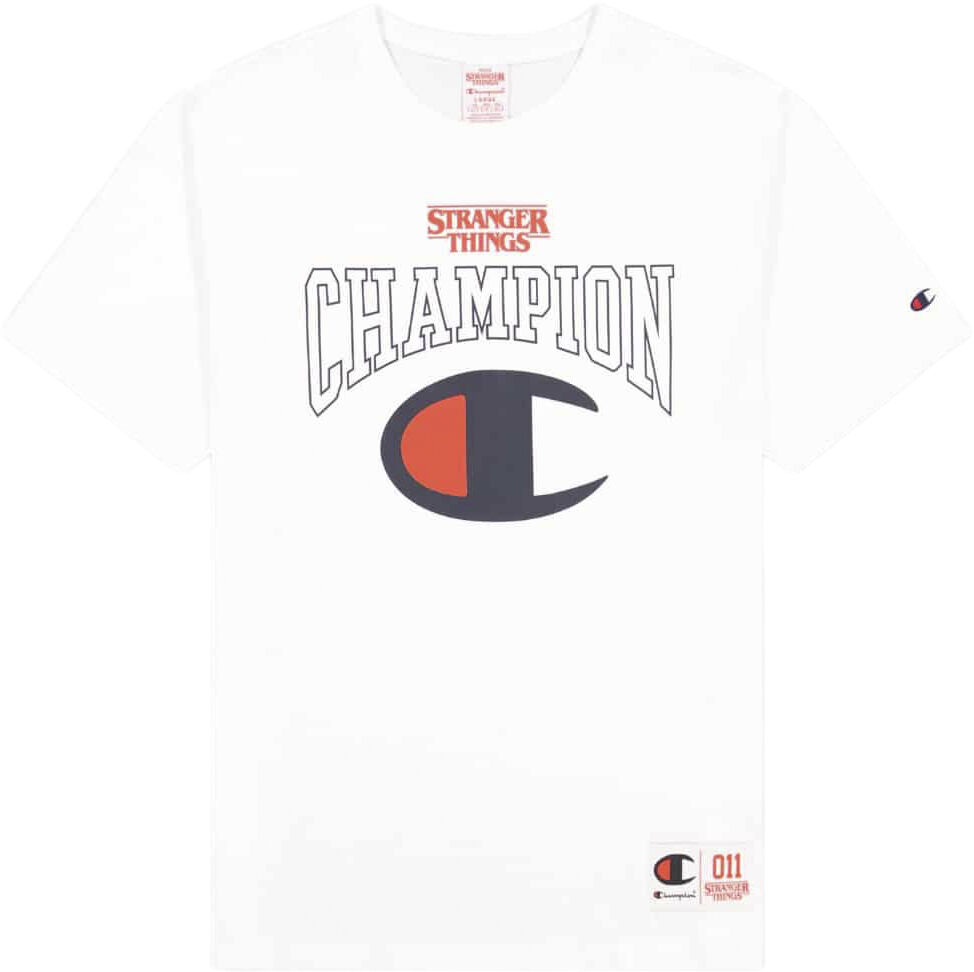 Champion X Stranger Things Logo T-shirt
