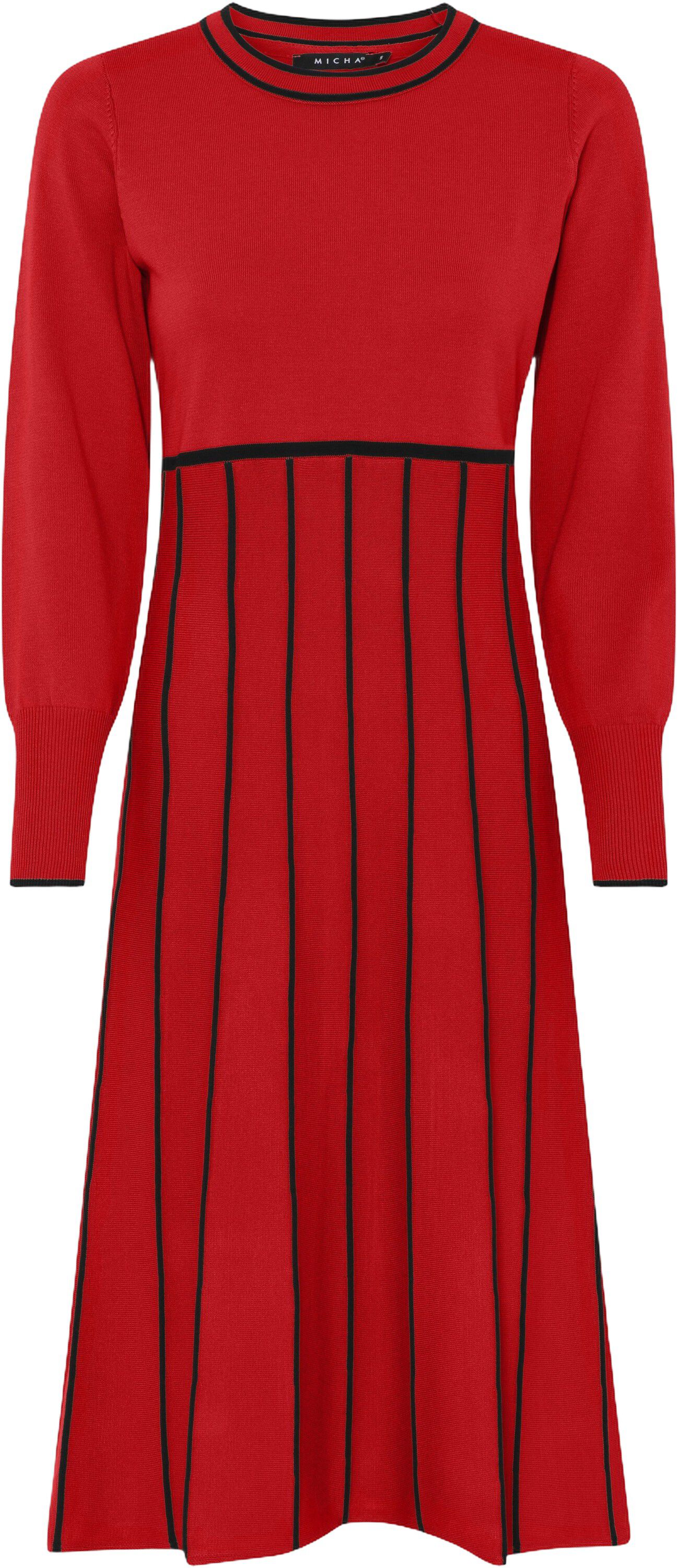 Dress_ Stripe Effect Knit