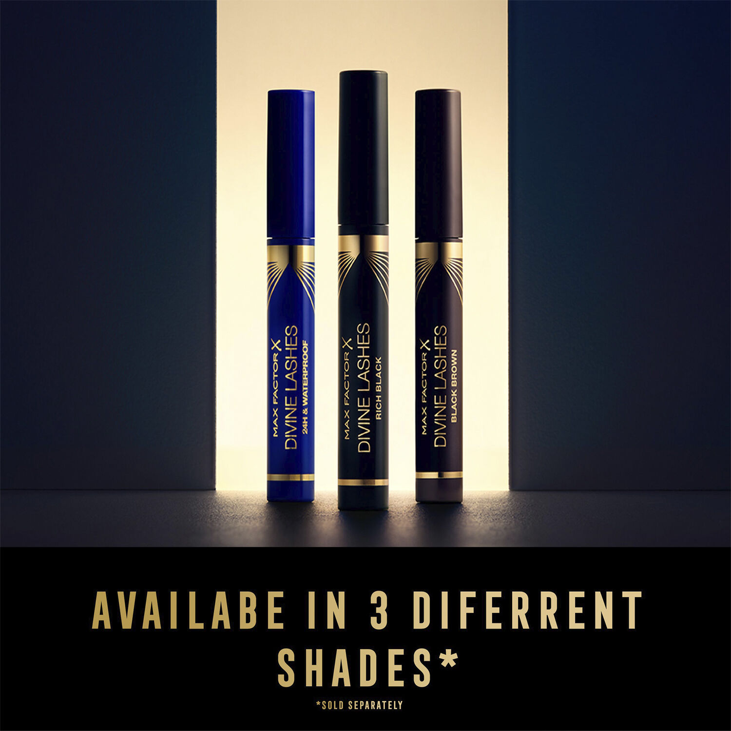 Max Factor Divine Lashes Waterproof Mascara, 001 Black, 9 ml