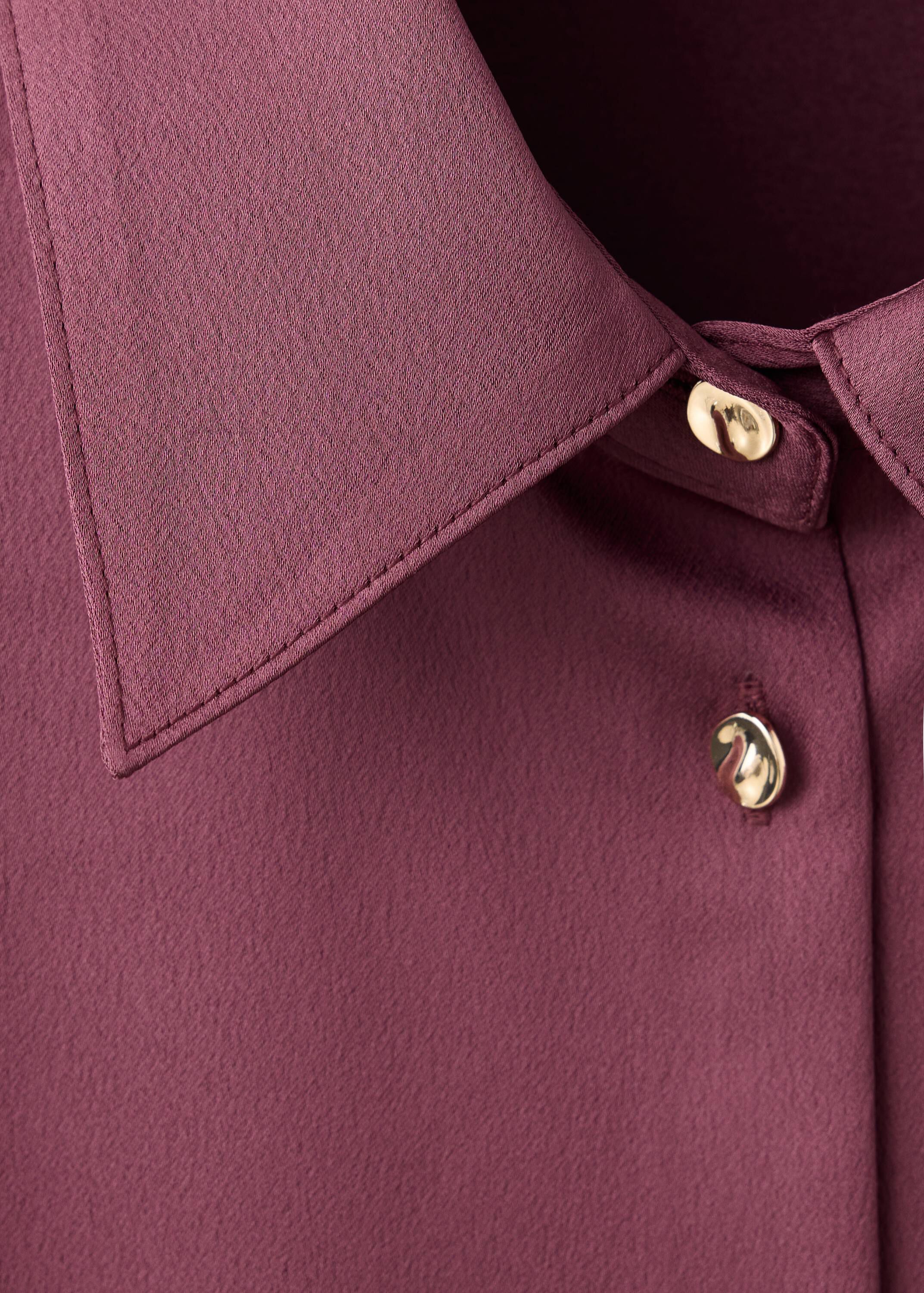 Regular-fit satin shirt