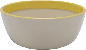 Play skål 19cm beige-gul