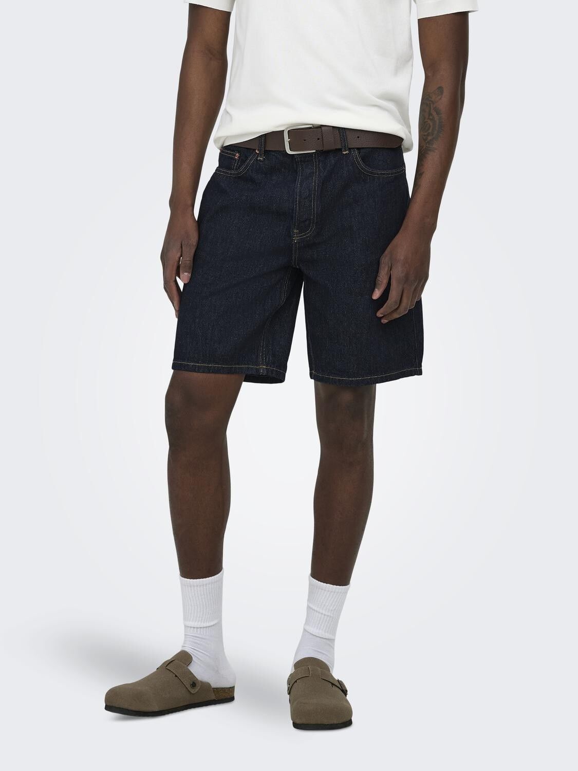 ONSEDGE RINSE 6496 AZG DNM SHORTS N