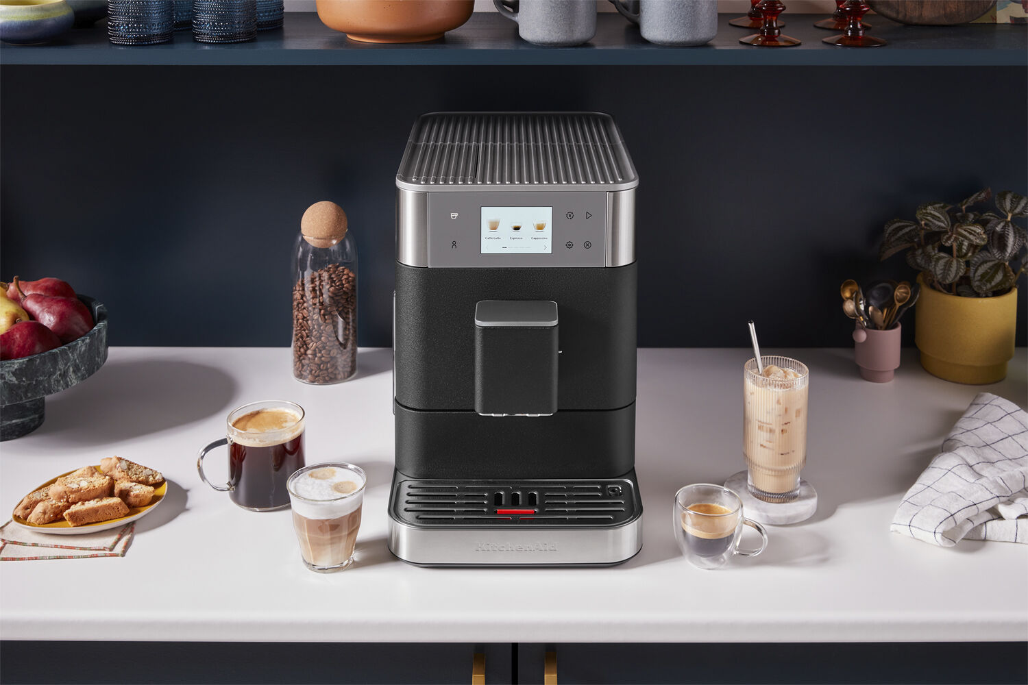 KITCHENAID fuldautomatisk espressomaskin-5KES8557EBK