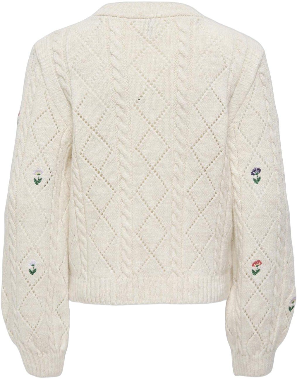 KOGFLOWER L/S O-NECK KNT